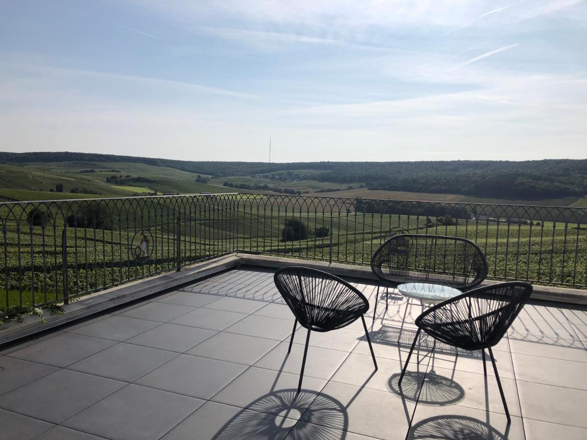 Floressens En Champagne Terrasse Privative Sur Le Vignoble Villa Fleury-la-Rivière Kültér fotó