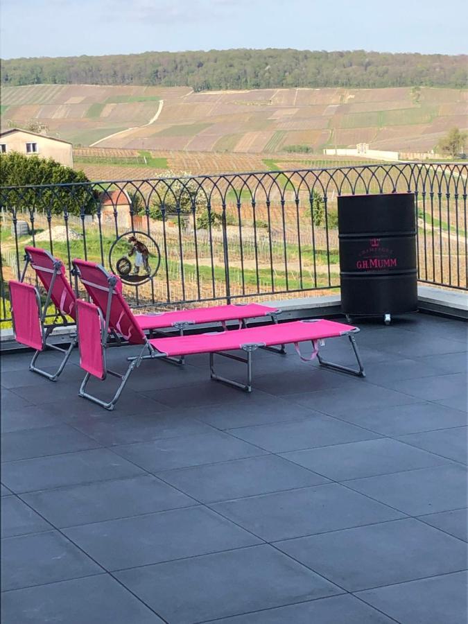 Floressens En Champagne Terrasse Privative Sur Le Vignoble Villa Fleury-la-Rivière Kültér fotó