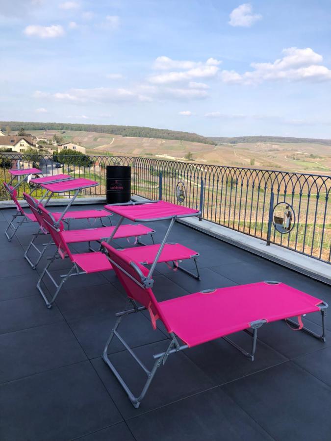 Floressens En Champagne Terrasse Privative Sur Le Vignoble Villa Fleury-la-Rivière Kültér fotó